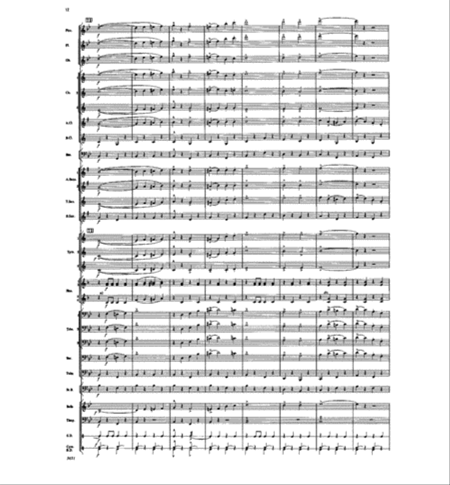 Allied Honor Allied Honor Concert Band scores gallery preview page 11