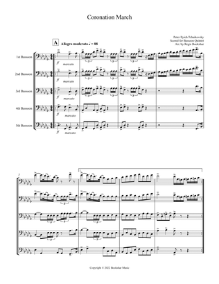 Coronation March (Db) (Bassoon Quintet)