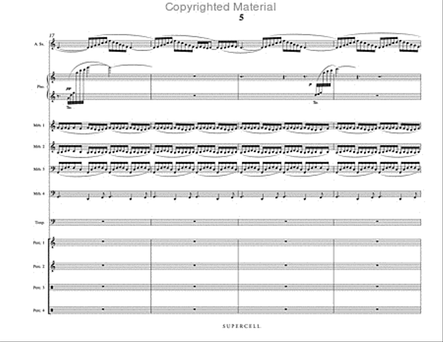 SuperCell Percussion Ensemble scores gallery preview page 6