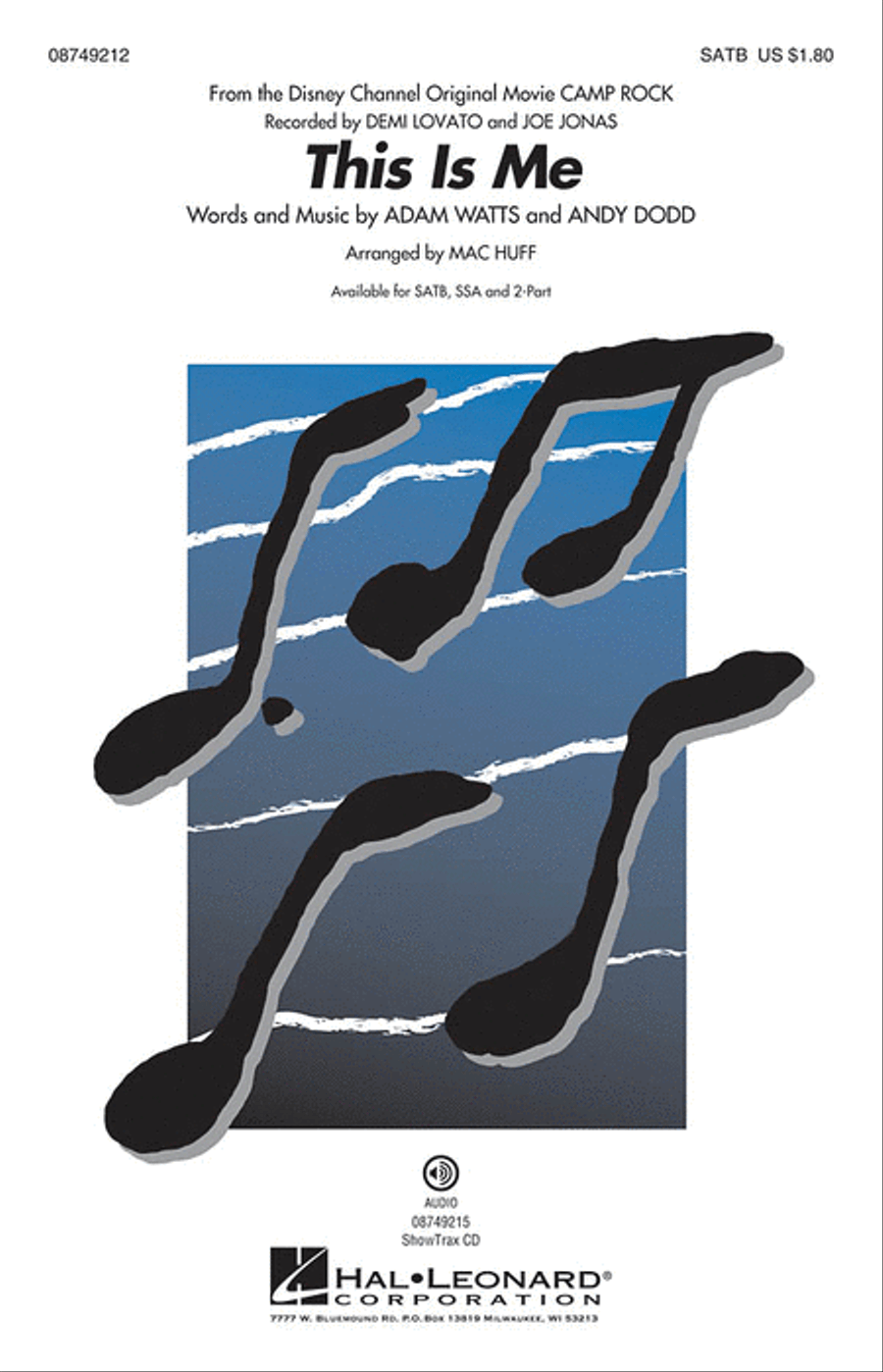 This Is Me Choir scores gallery preview page 1