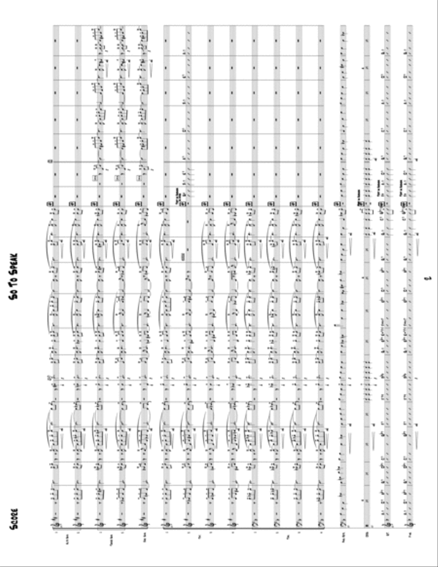 So To Speak Jazz Ensemble scores gallery preview page 2