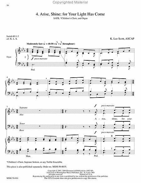 Sing the Songs of Bethlehem (Preview Pak: Score & CD)