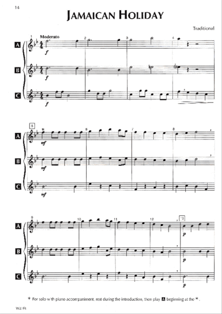 Standard of Excellence: Festival Ensembles-Flute Concert Band Methods scores gallery preview page 2