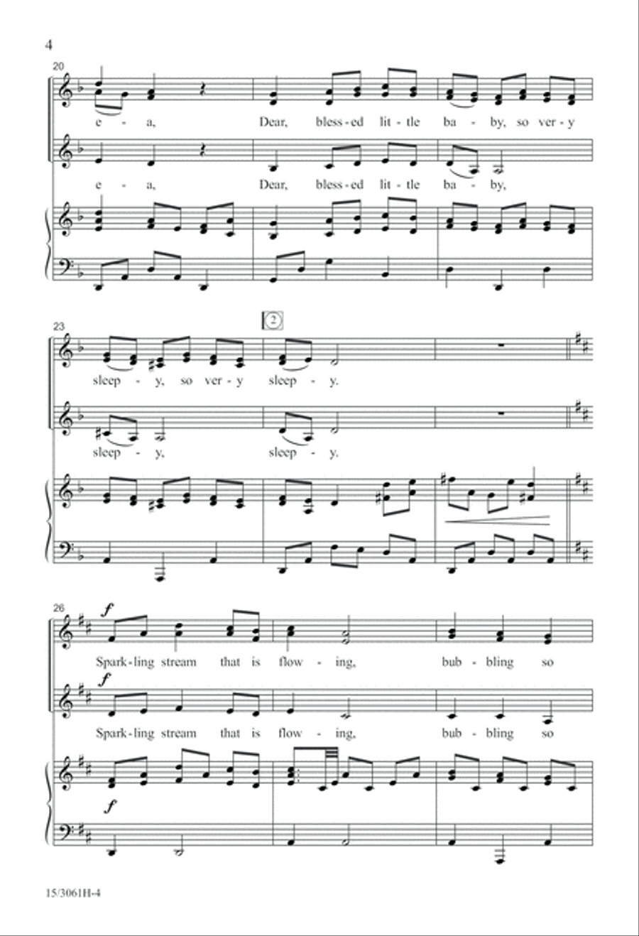 A La Nanita Nana A La Nanita Nana SSA scores gallery preview page 5
