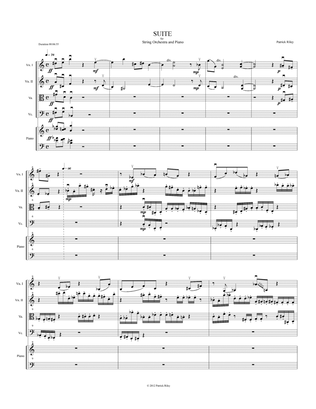 Suite for String Orchestra and Piano
