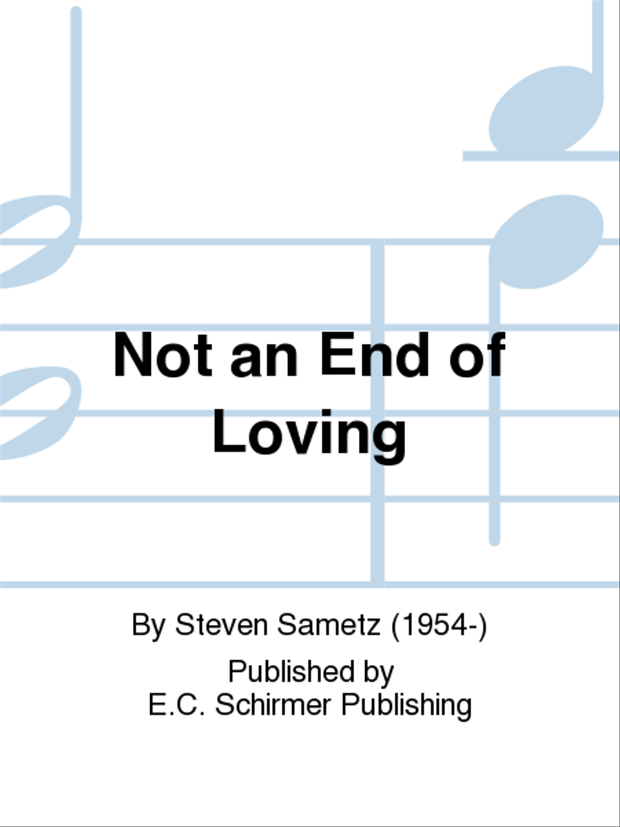 Not an End of Loving Divisi scores gallery preview page 1