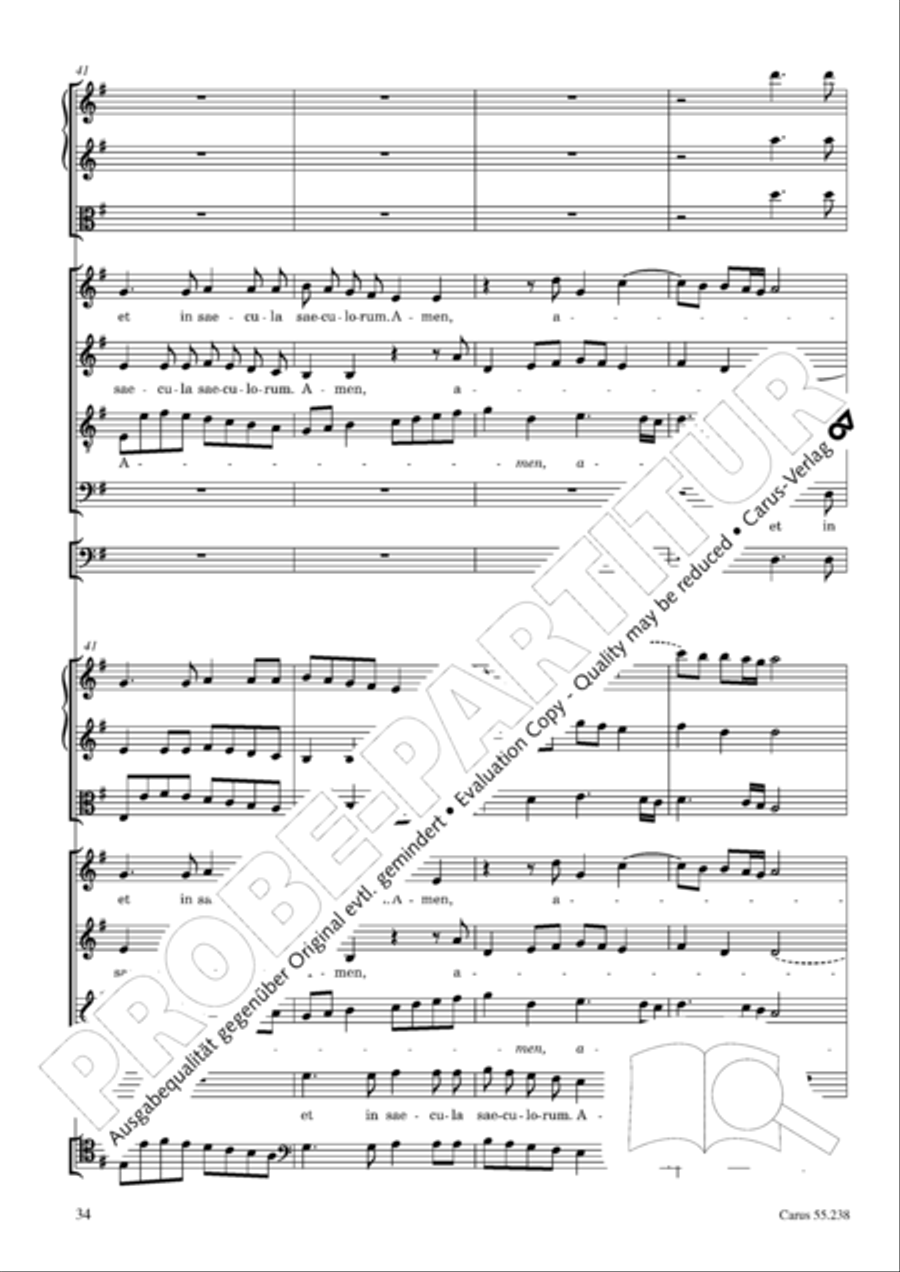 Nisi Dominus Nisi Dominus SSATB scores gallery preview page 35