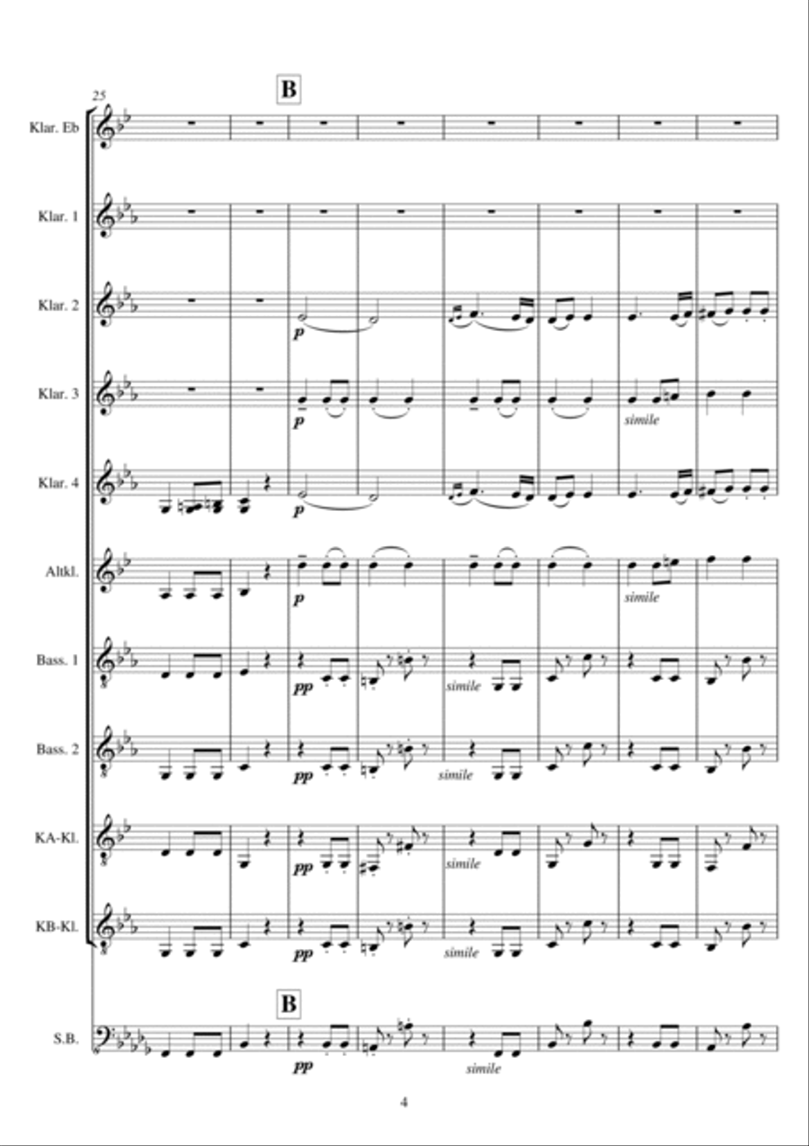 Allegretto Allegretto Woodwind Ensemble scores gallery preview page 4
