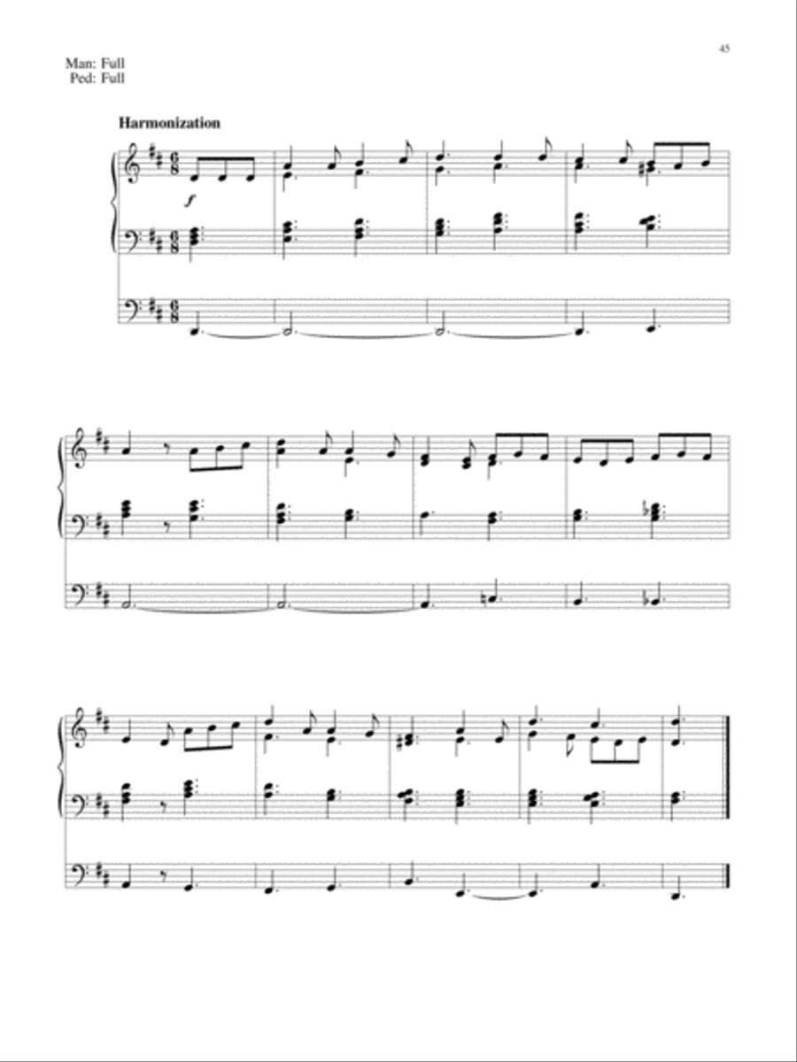 Wondrous Birth Seven Hymn Settings for Organ Organ Solo scores gallery preview page 46