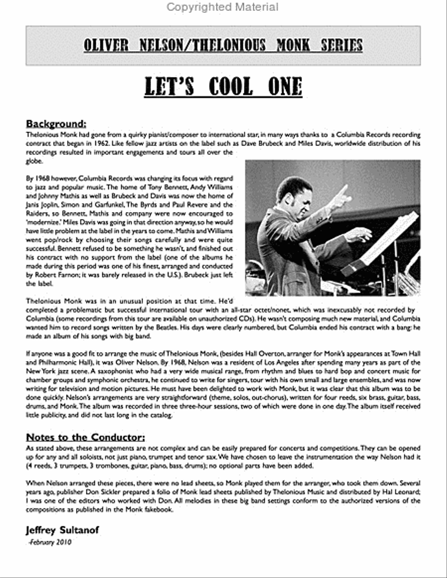 Let's Cool One Big Band scores gallery preview page 3