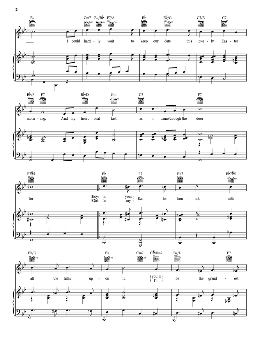 Easter Parade Guitar scores gallery preview page 2