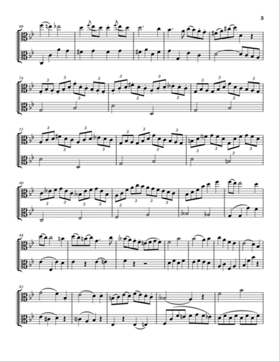 Cello Sonata Op. 43 No. 1 String Duet scores gallery preview page 3