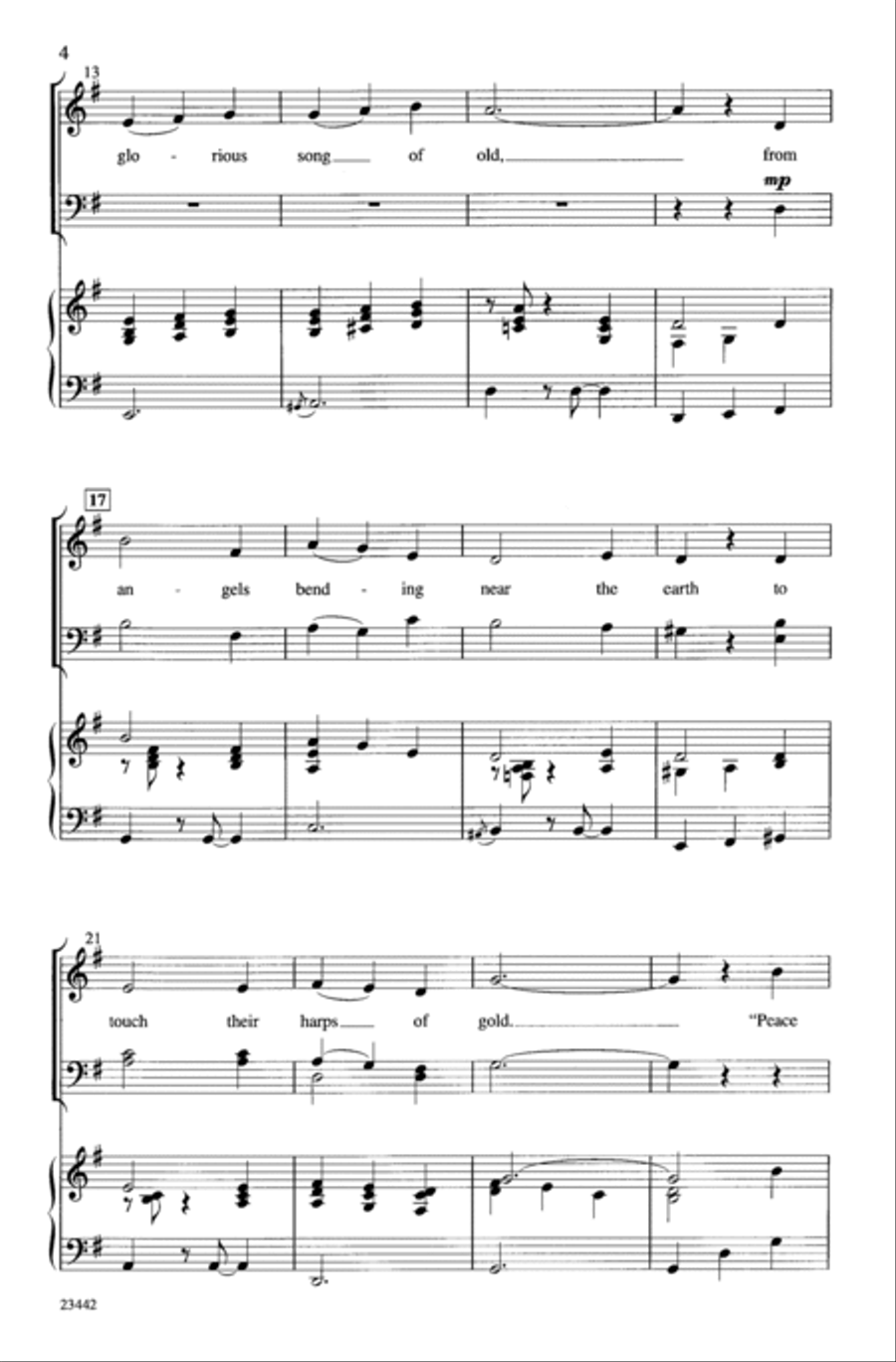 Three Jazz Carols 4-Part scores gallery preview page 3