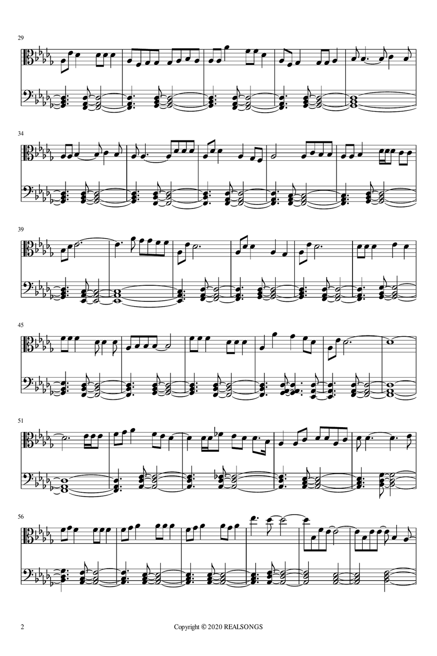 Tu Amor Piano Solo scores gallery preview page 2