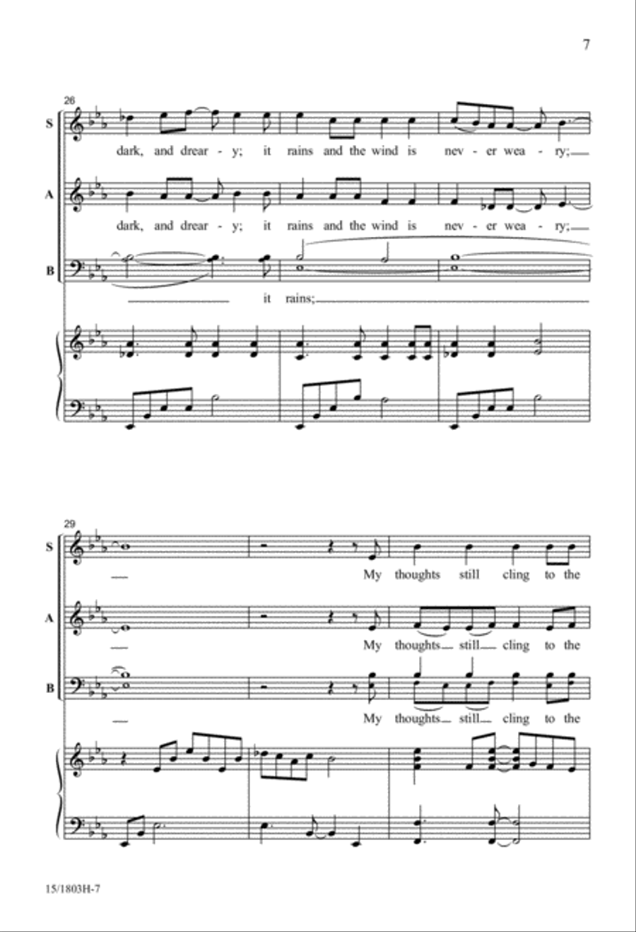 The Rainy Day 4-Part scores gallery preview page 7