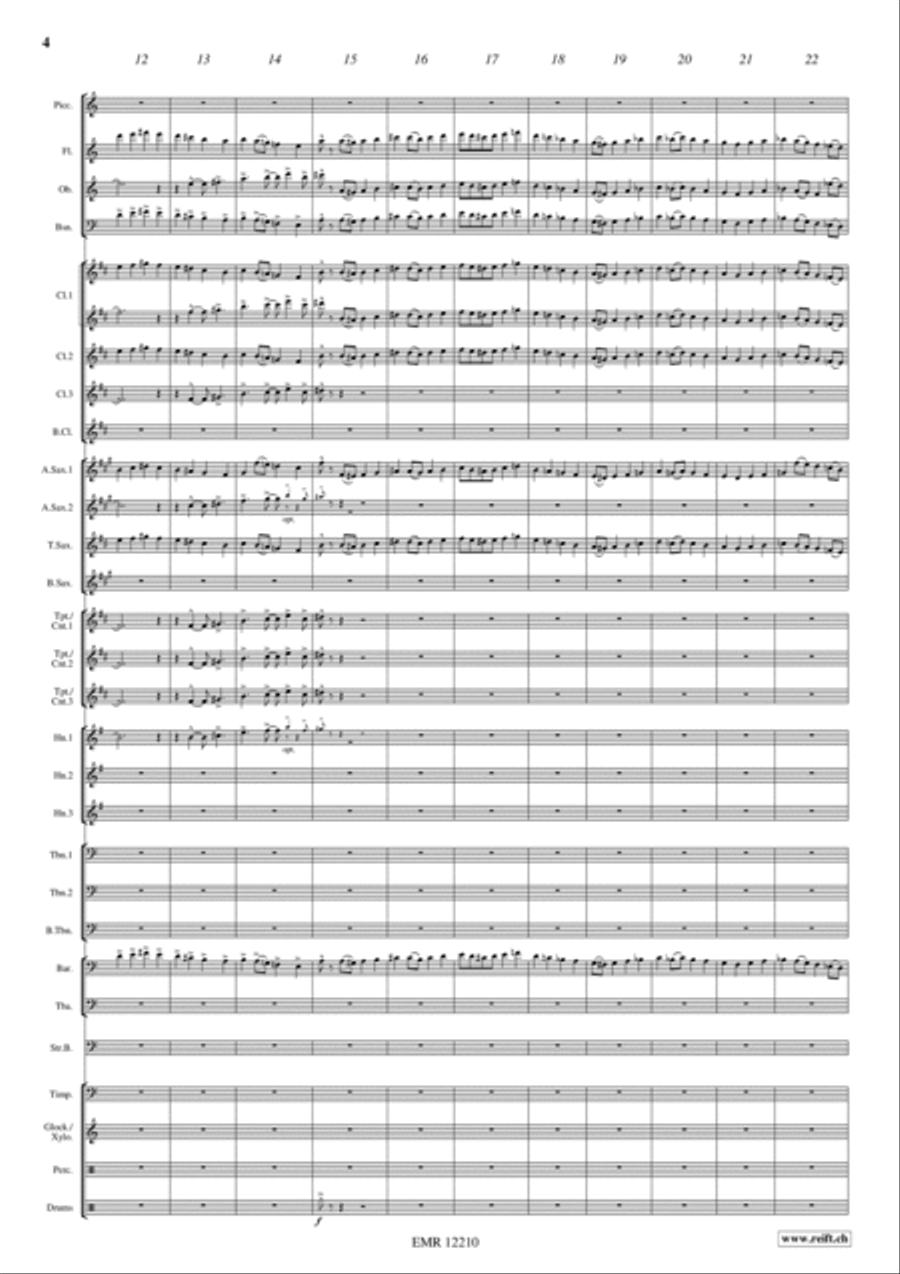 Girl Crazy Overture Concert Band scores gallery preview page 4