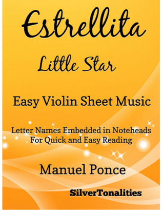 Book cover for Estrellita Little Star Easy Violin Sheet Music