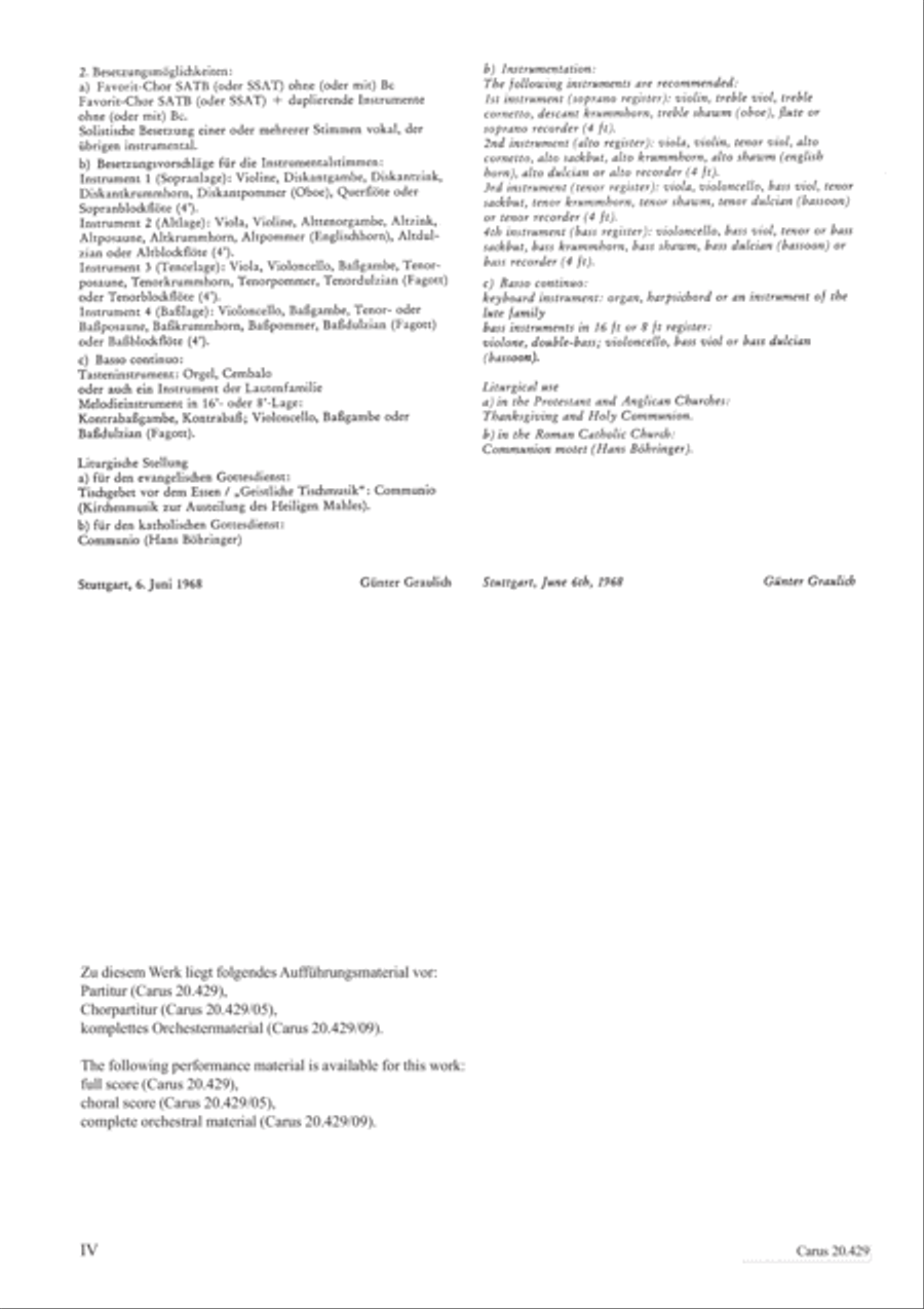 Das Benedicite vor dem Essen Score scores gallery preview page 5