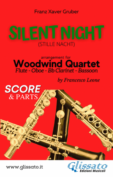 Silent Night - Woodwind Quartet (score & parts) image number null