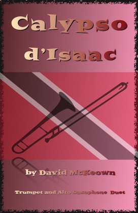 Book cover for Calypso d'Isaac, for Trumpet and Alto Saxophone Duet