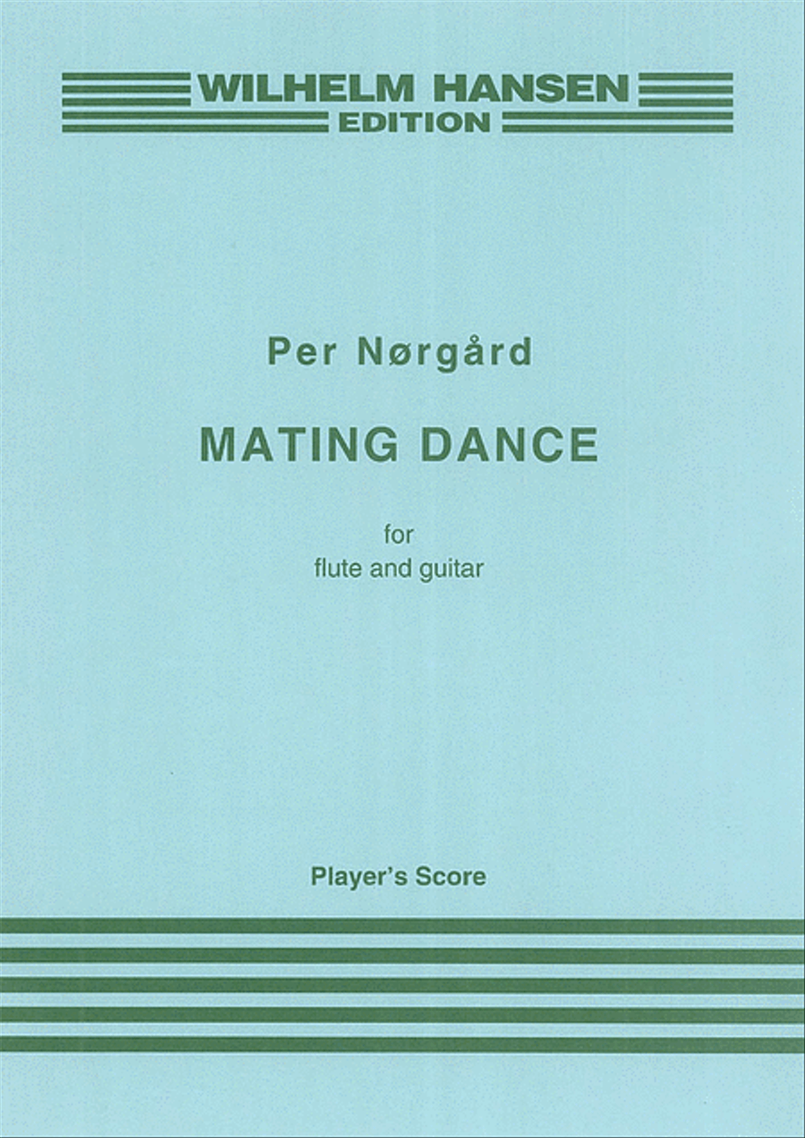 Per Norgard: Mating Dance Flute scores gallery preview page 1