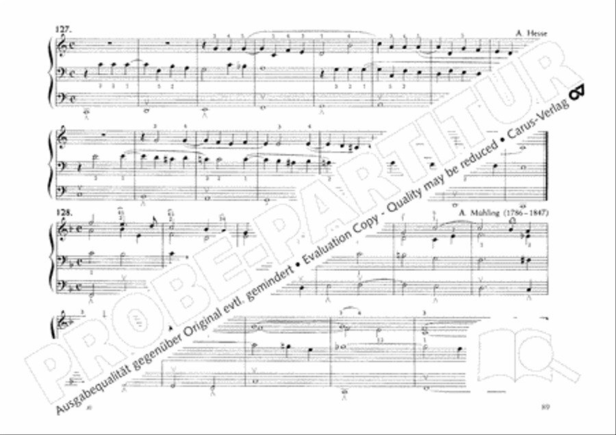 Orgelschule Orgelschule Organ scores gallery preview page 91