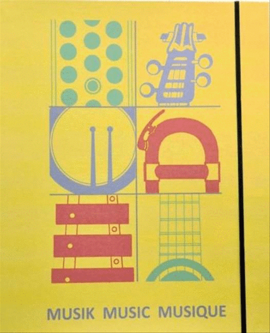 Colourful orchestral folder with an elastic closure strap Folders & Binders scores gallery preview page 1
