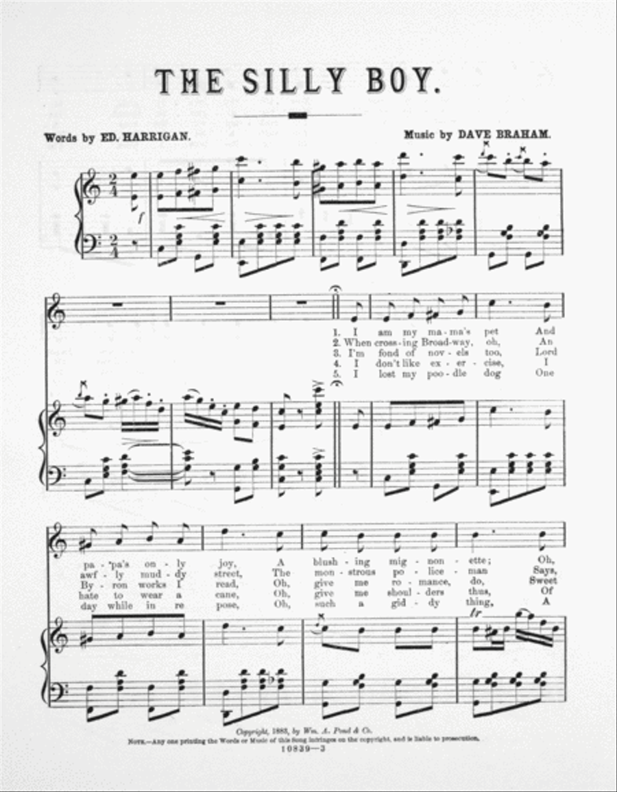 The Silly Boy Voice scores gallery preview page 2