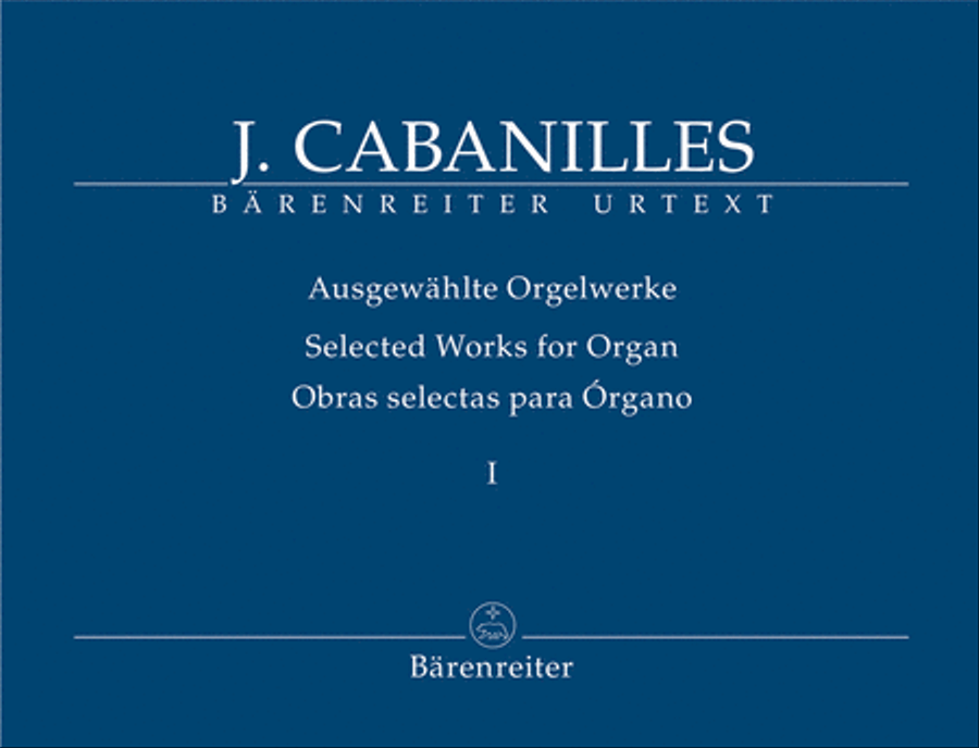 Book cover for Selected Works for Organ, Volume I