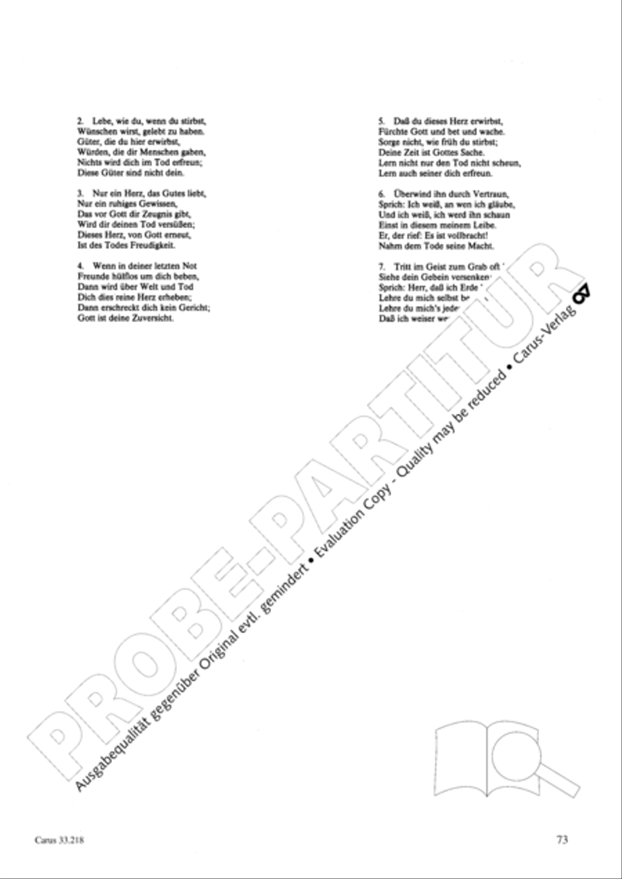 Geistliche Oden und Lieder (Gellert) Collection / Songbook scores gallery preview page 68