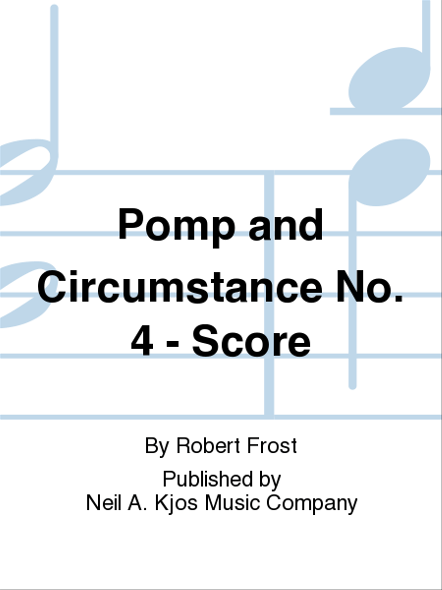 Pomp and Circumstance No. 4 - Score String Orchestra scores gallery preview page 1