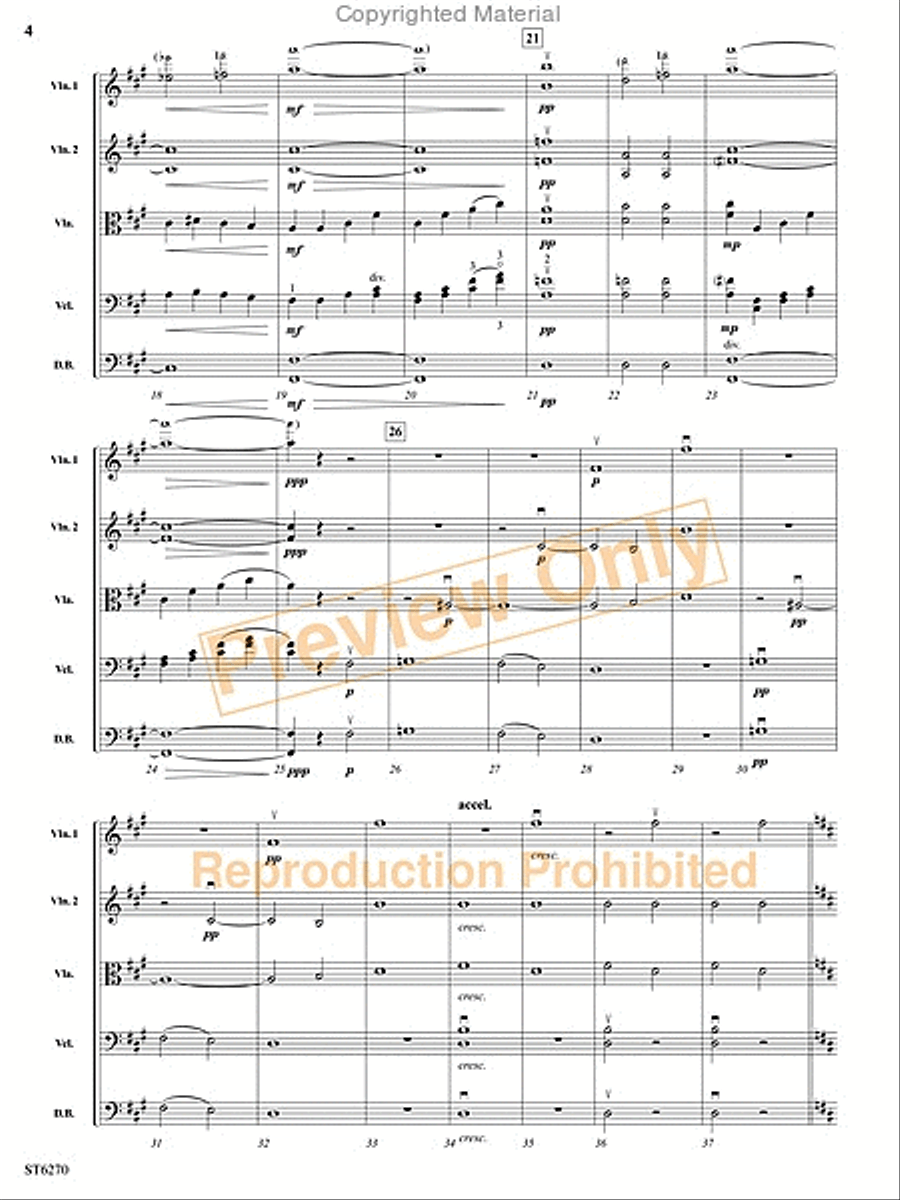 Themes from Romeo and Juliet String Orchestra scores gallery preview page 5