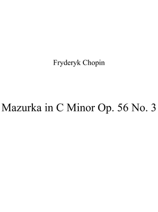 Mazurka in C Minor Op. 56 No. 3