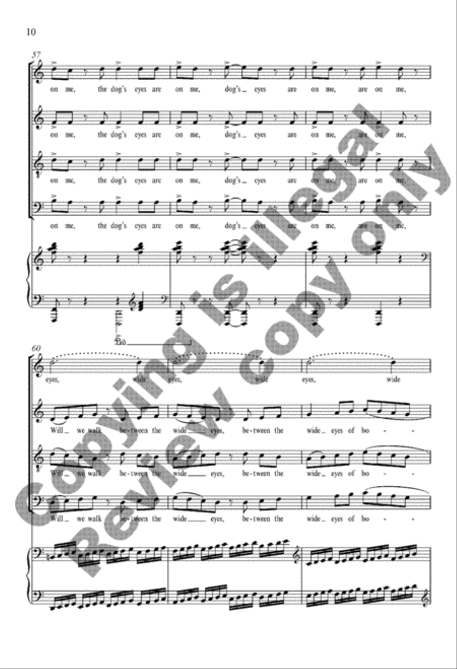 Night Vision 4-Part scores gallery preview page 21