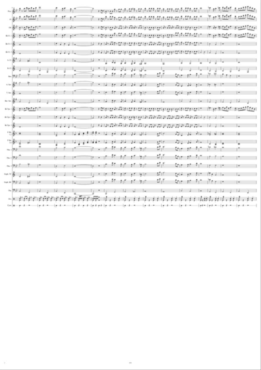 American Eagle (March) Concert Band scores gallery preview page 4