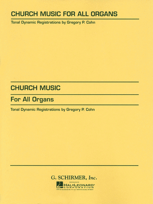 Book cover for Church Music for All Organs