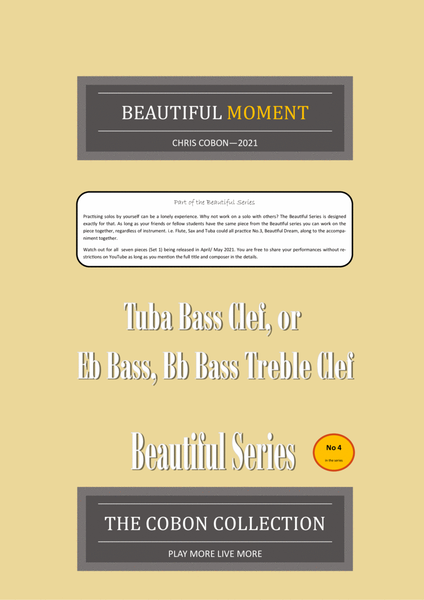 No.4 Beautiful Moment (Tuba, Eb Bass or Bb Bass) image number null