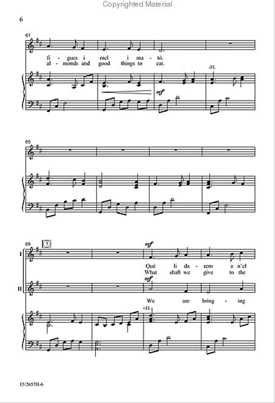 Mary's Little Boy 2-Part scores gallery preview page 6