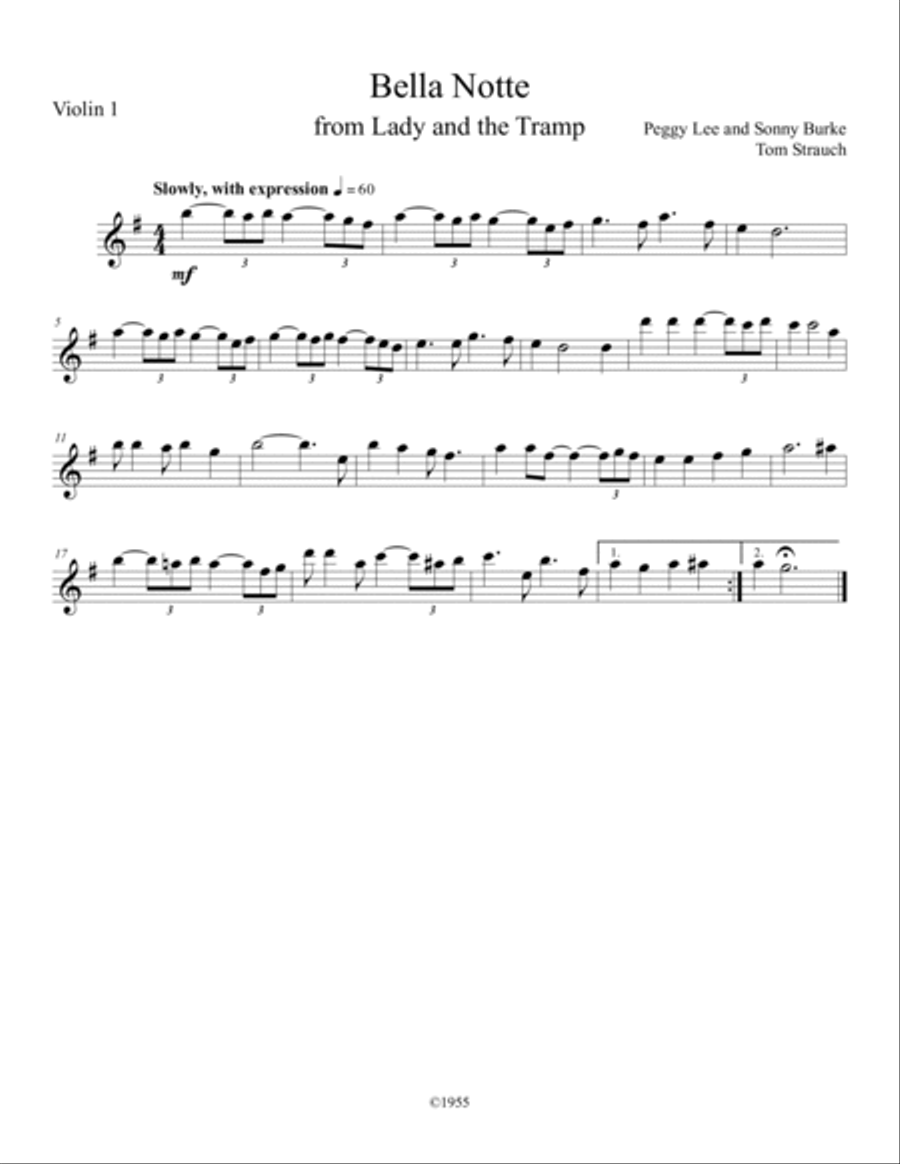 Bella Notte String Quartet scores gallery preview page 4