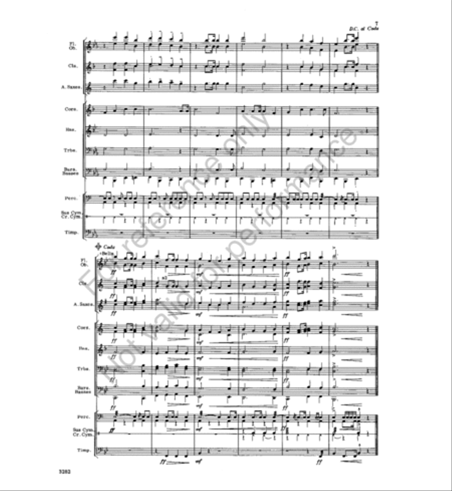 Fanfareon Fanfareon Concert Band scores gallery preview page 7