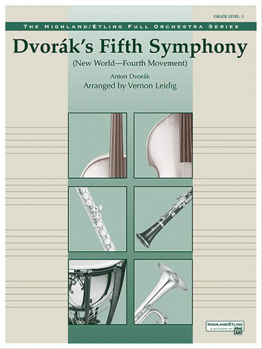 Dvorák's Fifth Symphony (New World, Fourth Movement) Full Orchestra scores gallery preview page 1