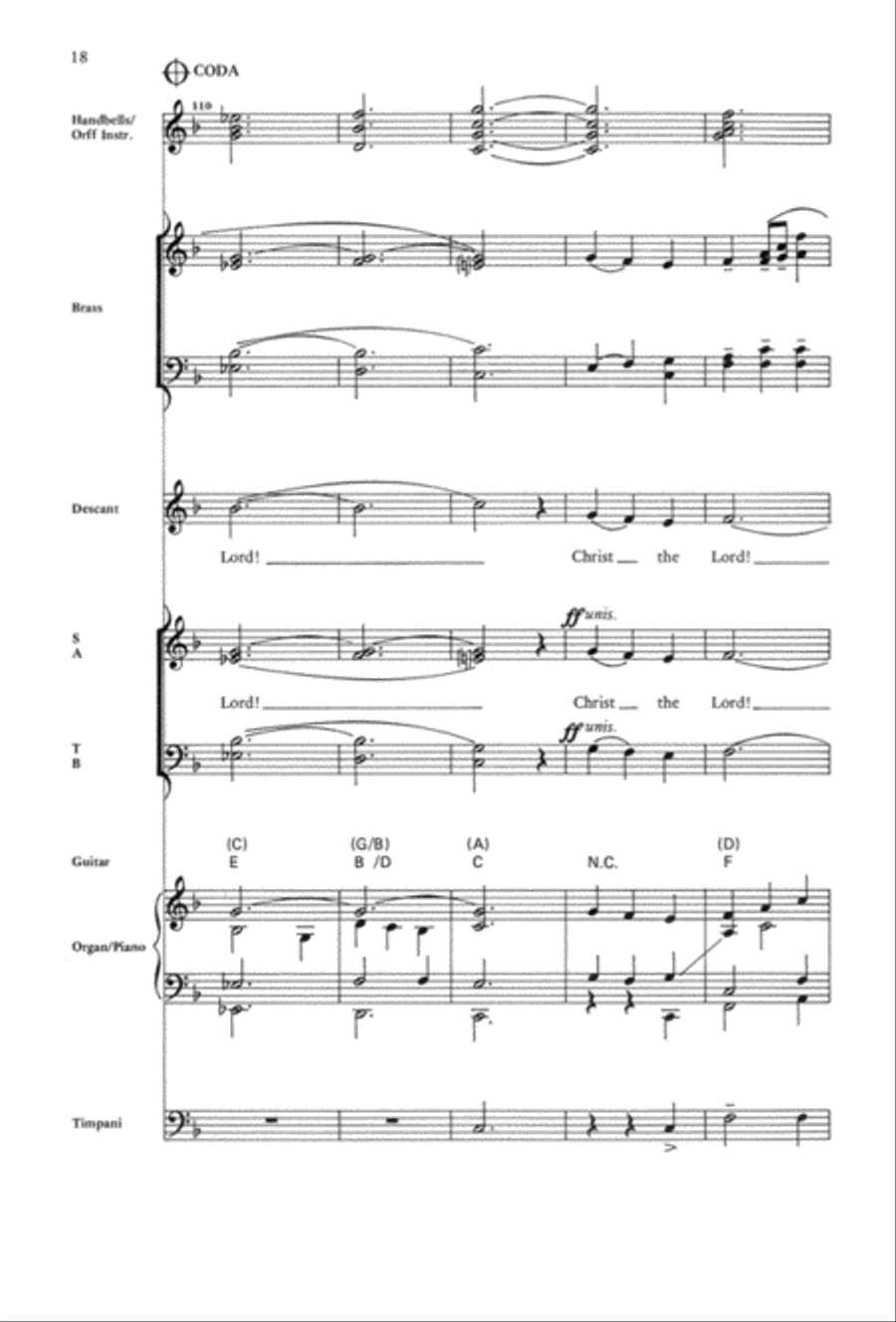 Today Is Born Our Savior 4-Part scores gallery preview page 19