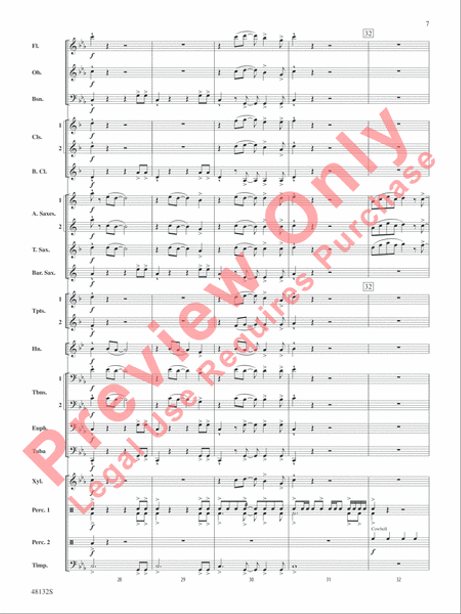 Flamingo Road Concert Band scores gallery preview page 8