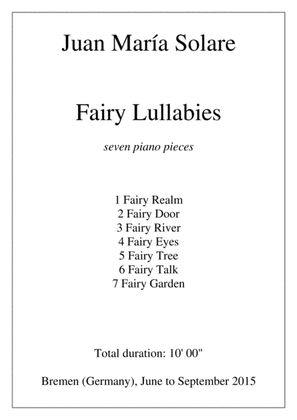 Fairy Lullabies [7 piano pieces]