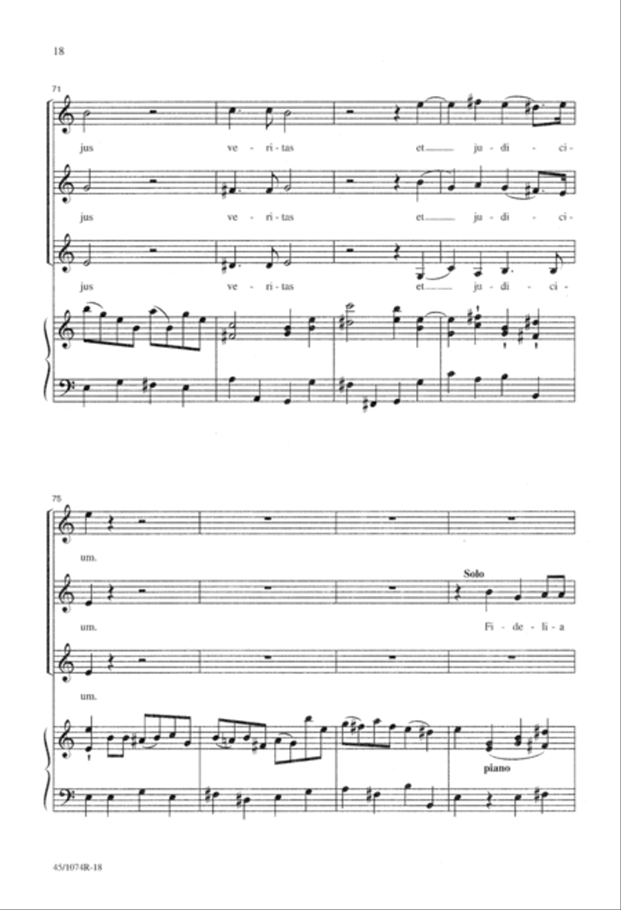 Vesperae Pro Festo Sancti Innocentium SSA scores gallery preview page 27