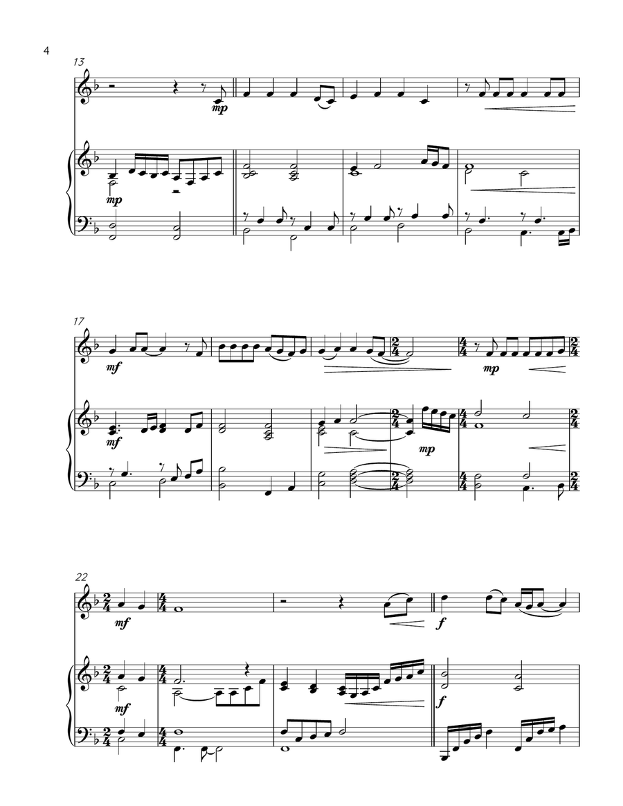 10,000 Reasons (bless The Lord) Trumpet Solo scores gallery preview page 4