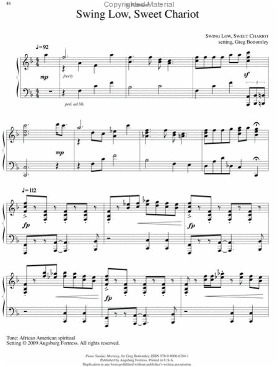 Piano Sunday Morning Piano Sunday Morning Piano Solo scores gallery preview page 4