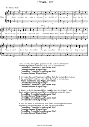 Crown Him! A new tune to a wonderful old hymn.
