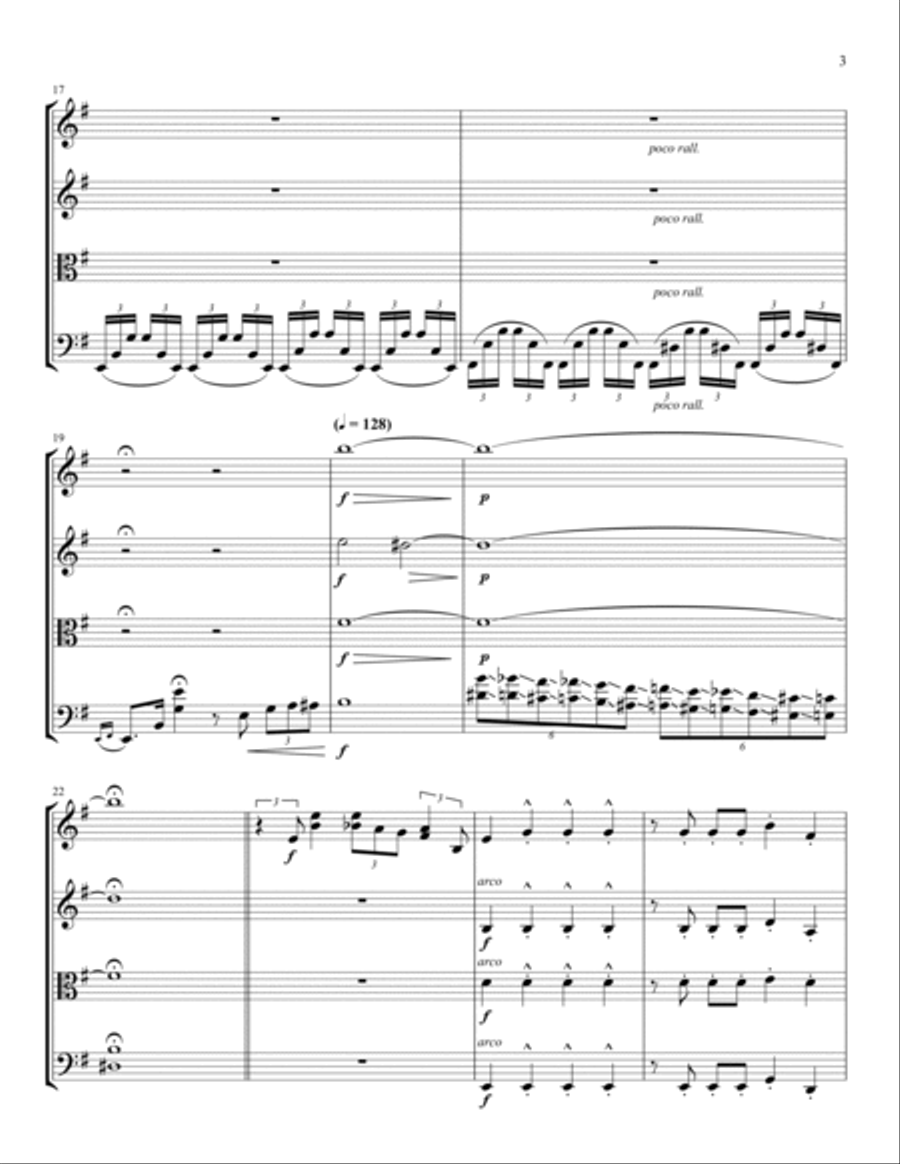 Loco (arr. John O'Hara) - Conductor Score (Full Score) String Quartet scores gallery preview page 3