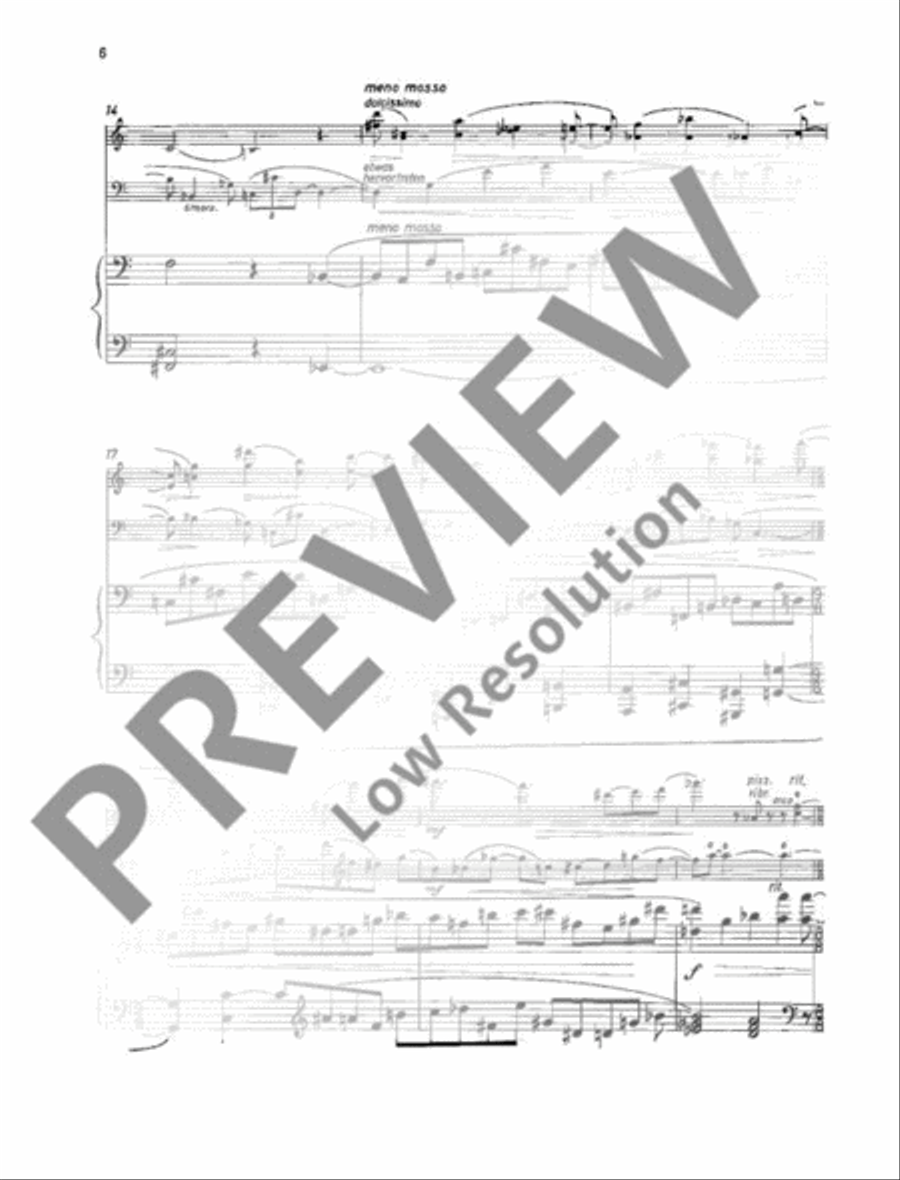 Chamber sonata Piano Trio scores gallery preview page 11